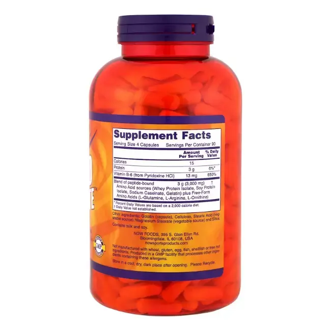 Витамины NOW Полный комплекс незаменимых аминокислот, 2,8 гр,120 шт в Краснодаре