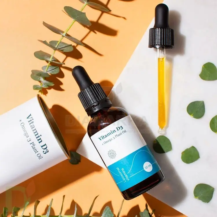 Витамины Liposomal Vitamins D3 + OMEGA 3, 50мл флакон