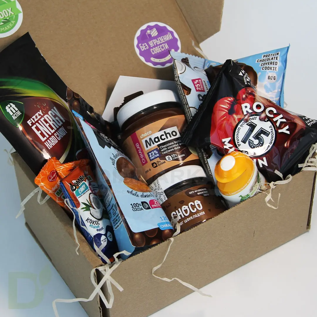 Бокс с полезными продуктами "ПП-box Без угрызений совести" в Краснодаре