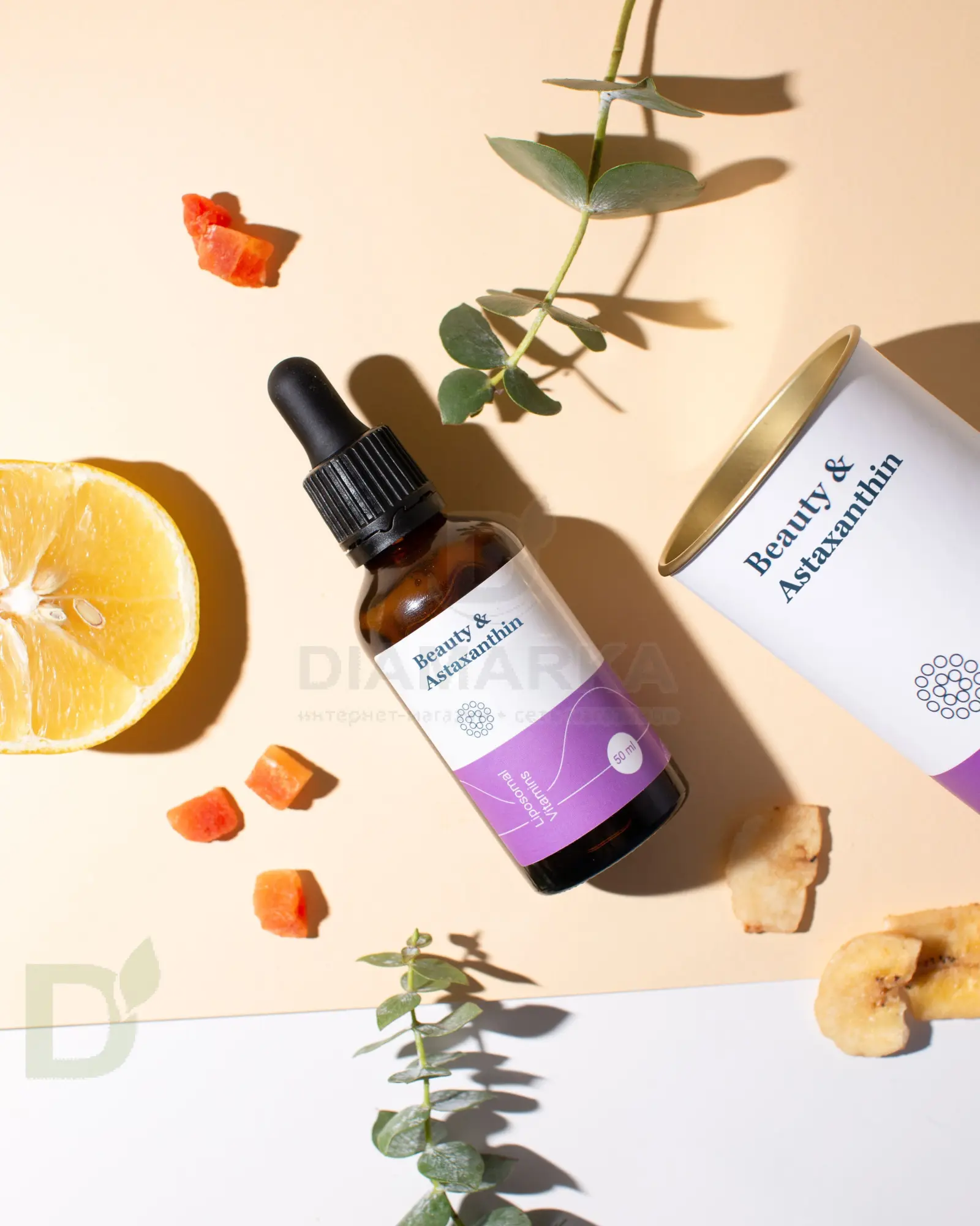 Витамины Liposomal Vitamins Astaxanthin/Астаксантин 50мл флакон в Краснодаре