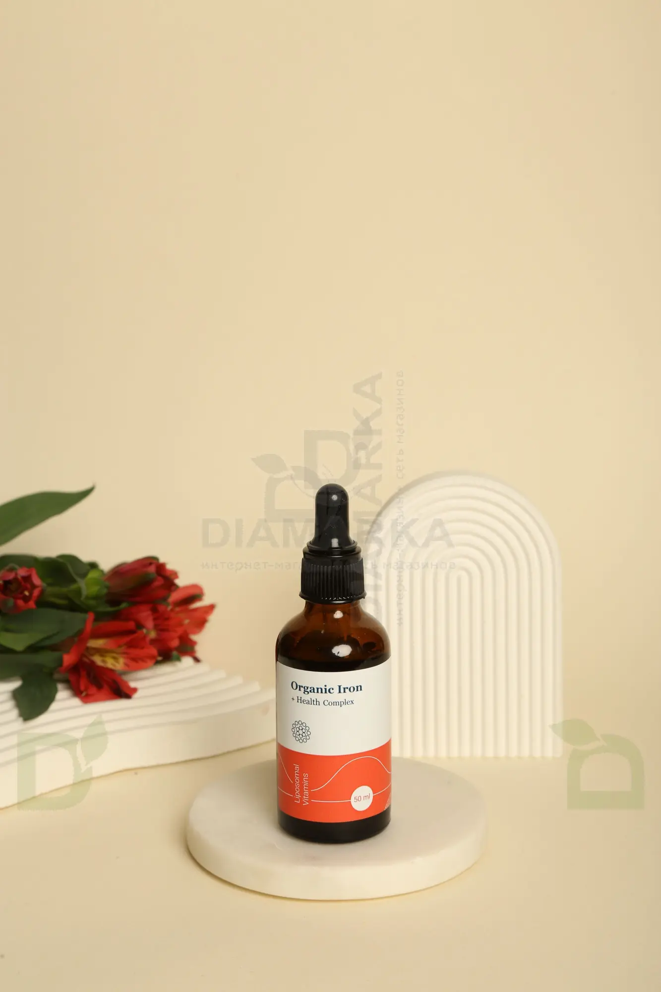 Витамины Liposomal Vitamins ORGANIC IRON 50мл флакон в Краснодаре