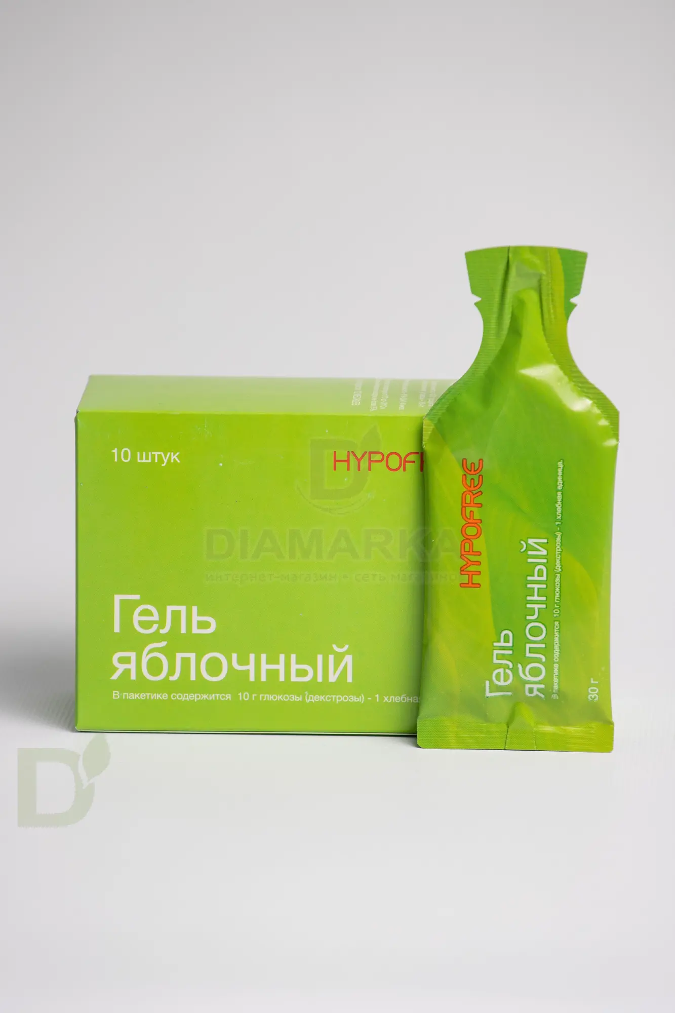 Гель HYPOFREE 1ХЕ Яблоко, мягкая упаковка, 30мл в Краснодаре