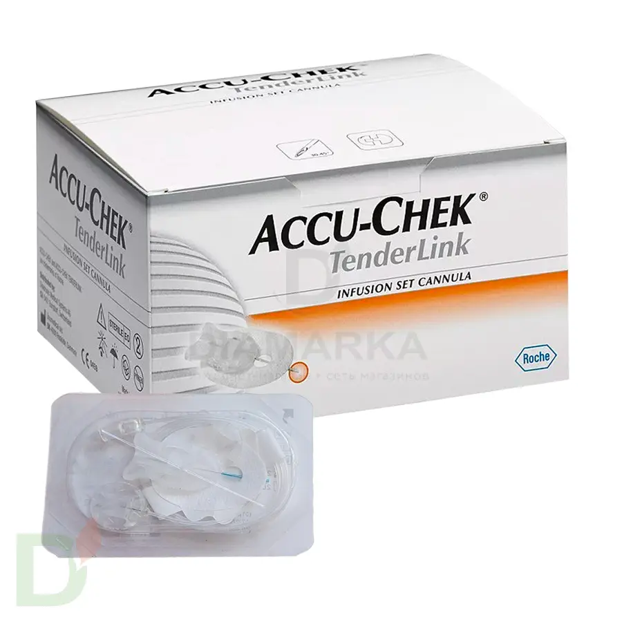 Акку-Чек ТендерЛинк 13/60, инфузионный набор, 1 шт.