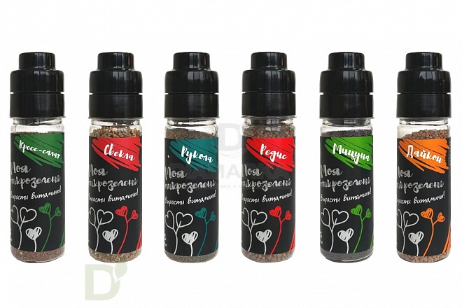 Набор семян Здоровья клад Моя микрозелень, 6шт