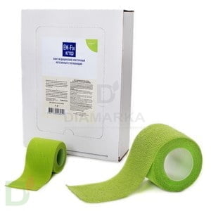 Бинт эластичный когезивный EM-fix krep Лайм, 5 см х 4,5 м