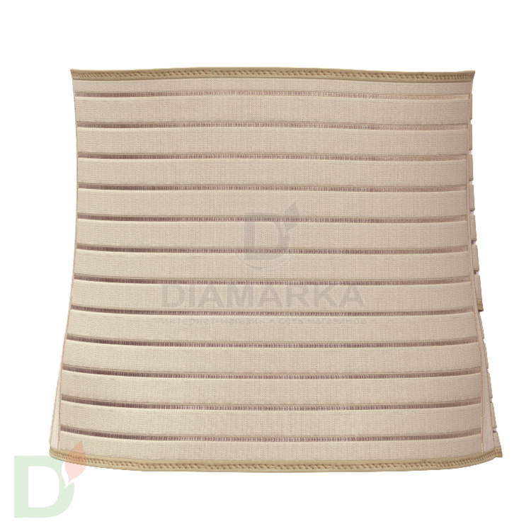 Бандаж B.Well на брюшную стенку W-422 медицинский с двойной застежкой бежевый