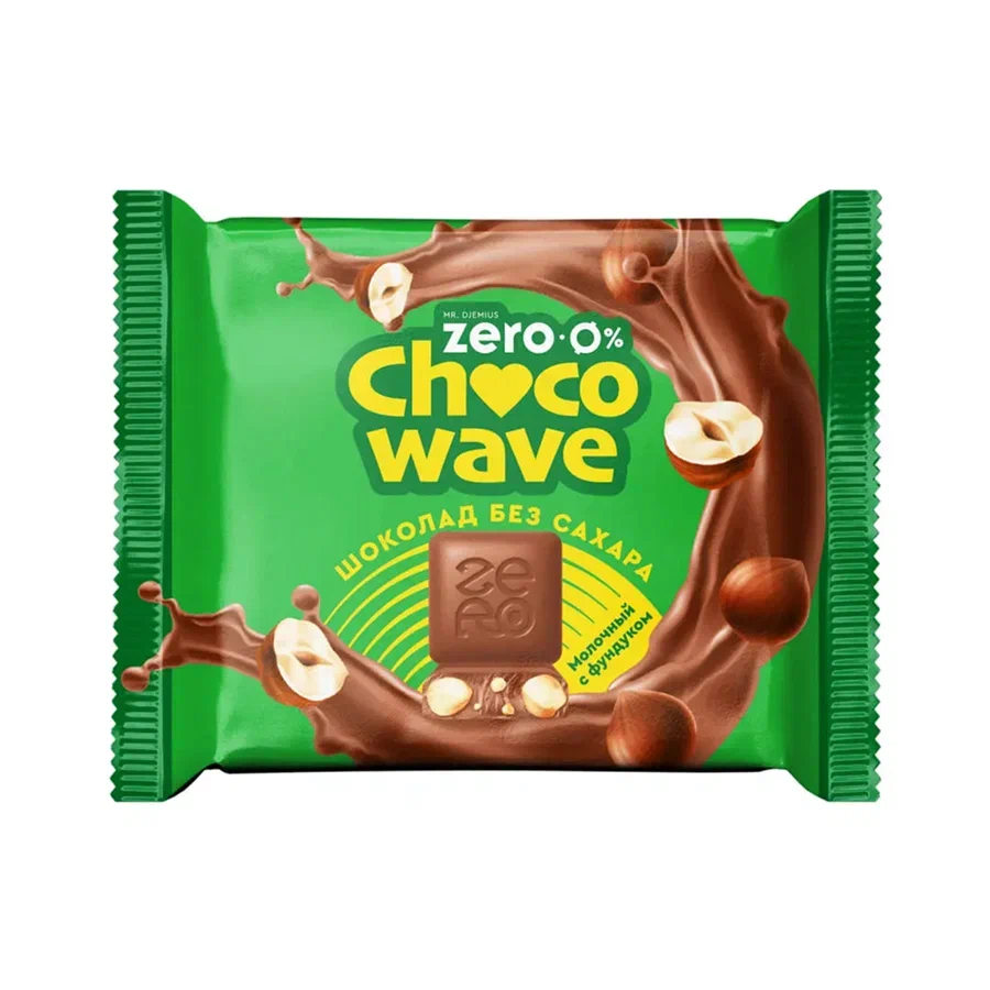Шоколад Chocowave Молочный с фундуком 60гр.