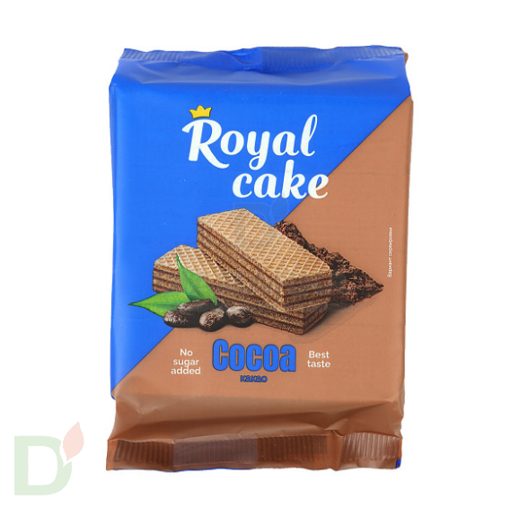 Вафли Royal cake со вкусом «КАКАО» без сахара, 120 г в Краснодаре