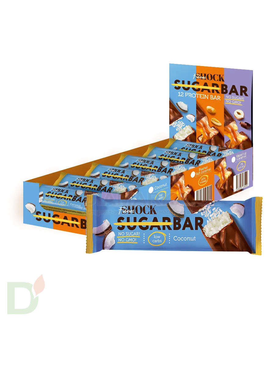 Батончик протеиновый FitnesShock Кокос 50гр. в Краснодаре