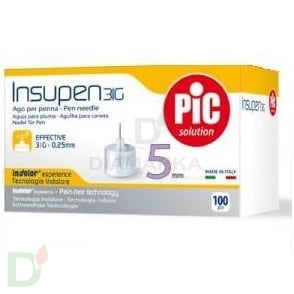 Иглы INSUPEN 31G, длина 5 мм, 100 штук, для шприц  ручек