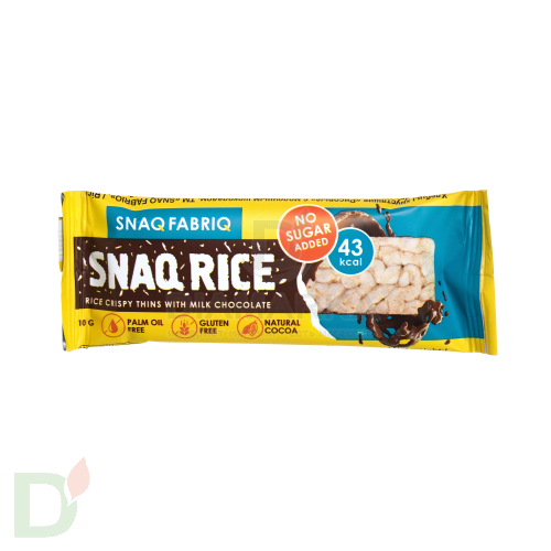 Батончик Snaq Fabriq рисовый глазированный молочным шоколадом, 10гр в Краснодаре