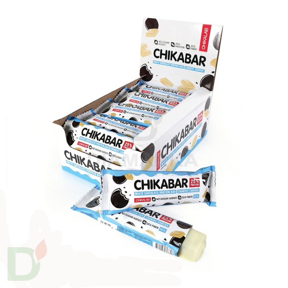 Батончик CHIKALAB глазированный с начинкой Хрустящее печенье 60гр. в Краснодаре