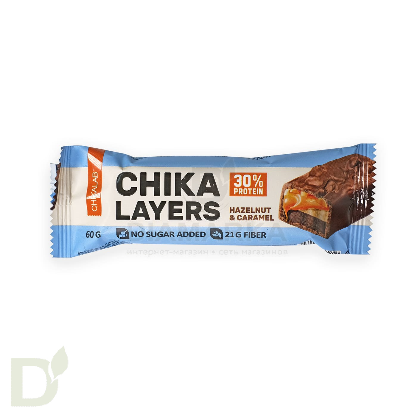 Батончик протеиновый CHIKA LAYERS глазированный Лесной орех и Карамель, 60гр. в Краснодаре