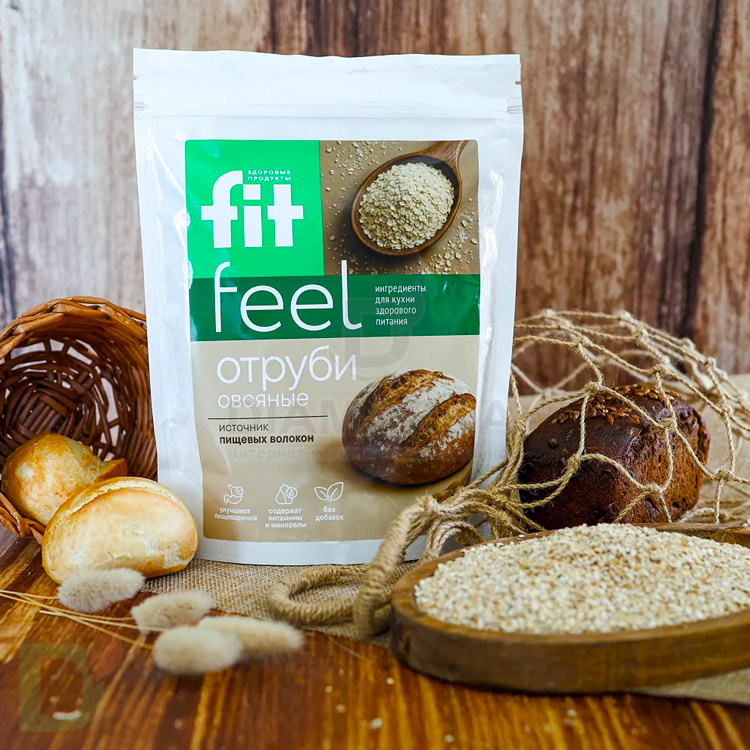 Отруби овсяные ФитПарад (большая упаковка 400 гр.)