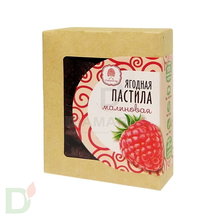 Пастила Малиновая Сибирский Кедр, 100г