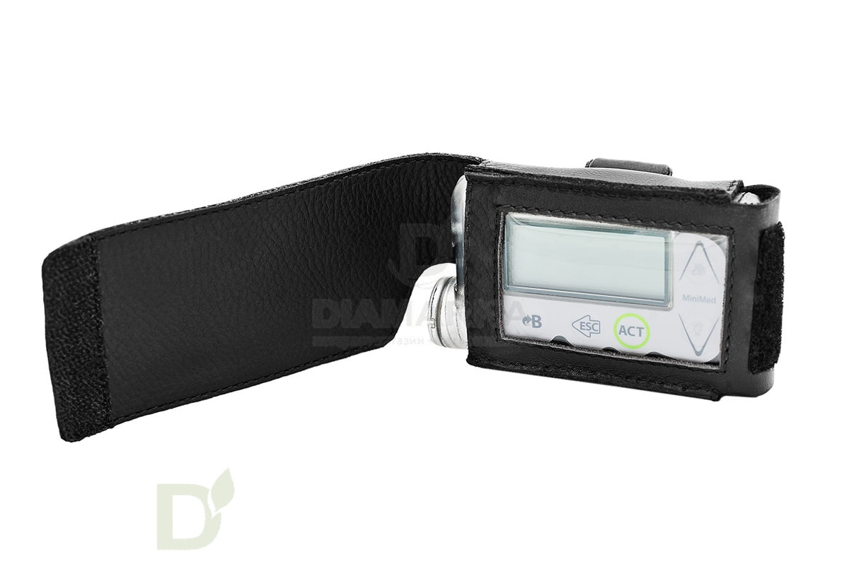 Чехол кожаный М-3 с клипсой для помпы Медтроник