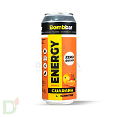 Энергетический напиток с витаминами Bombbar без сахара, Апельсин, 500 мл
