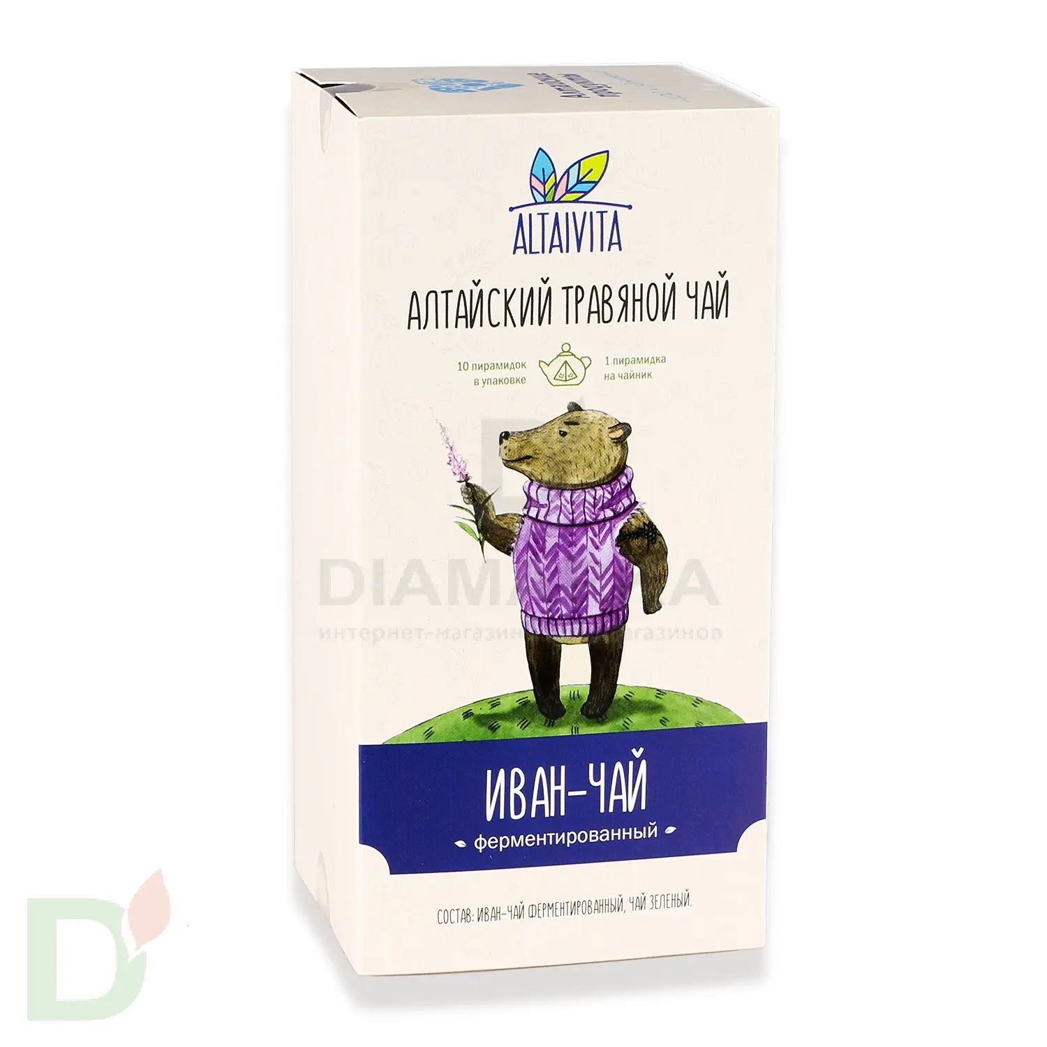 Иван-чай ферментированный Алтайвита, в пирамидках (40 гр)