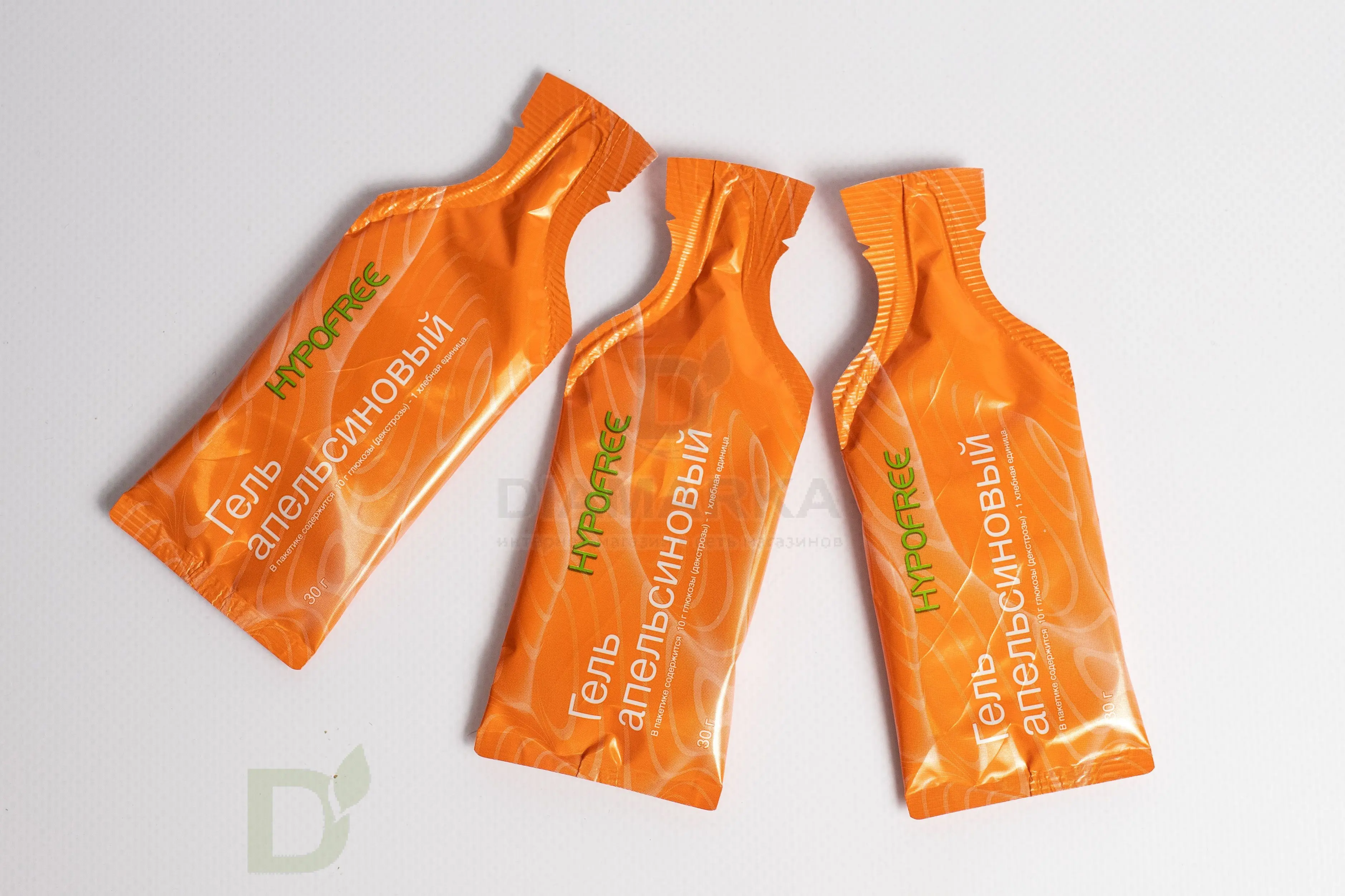 Гель HYPOFREE 1ХЕ Апельсин, мягкая упаковка, 10 саше по 30мл в Краснодаре