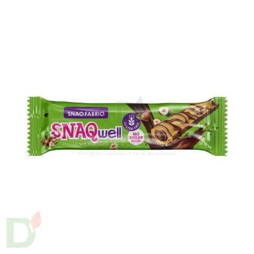 Батончик Snaq Fabriq вафельный с шоколадно-ореховой пастой БЕЗ САХАРА 20гр. в Краснодаре