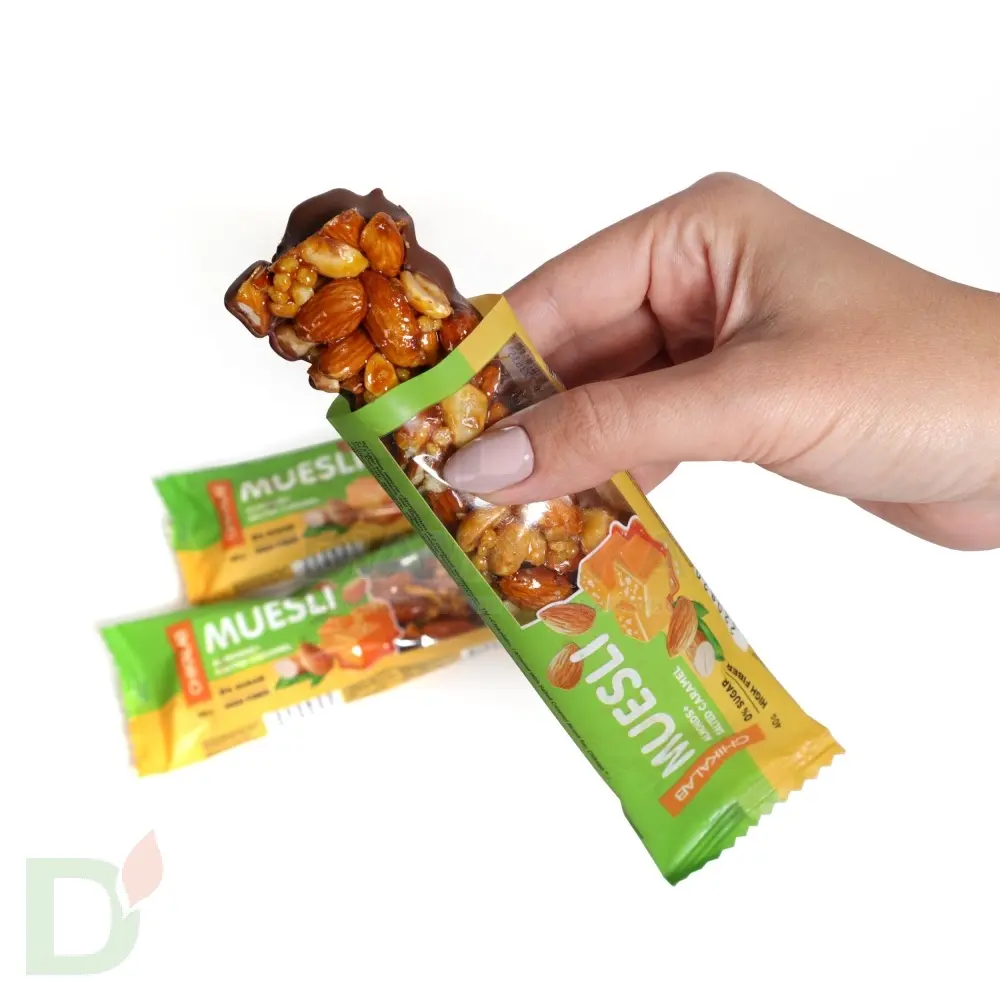 Батончик мюсли CHIKALAB миндальный с соленой карамелью 40 гр. в Краснодаре