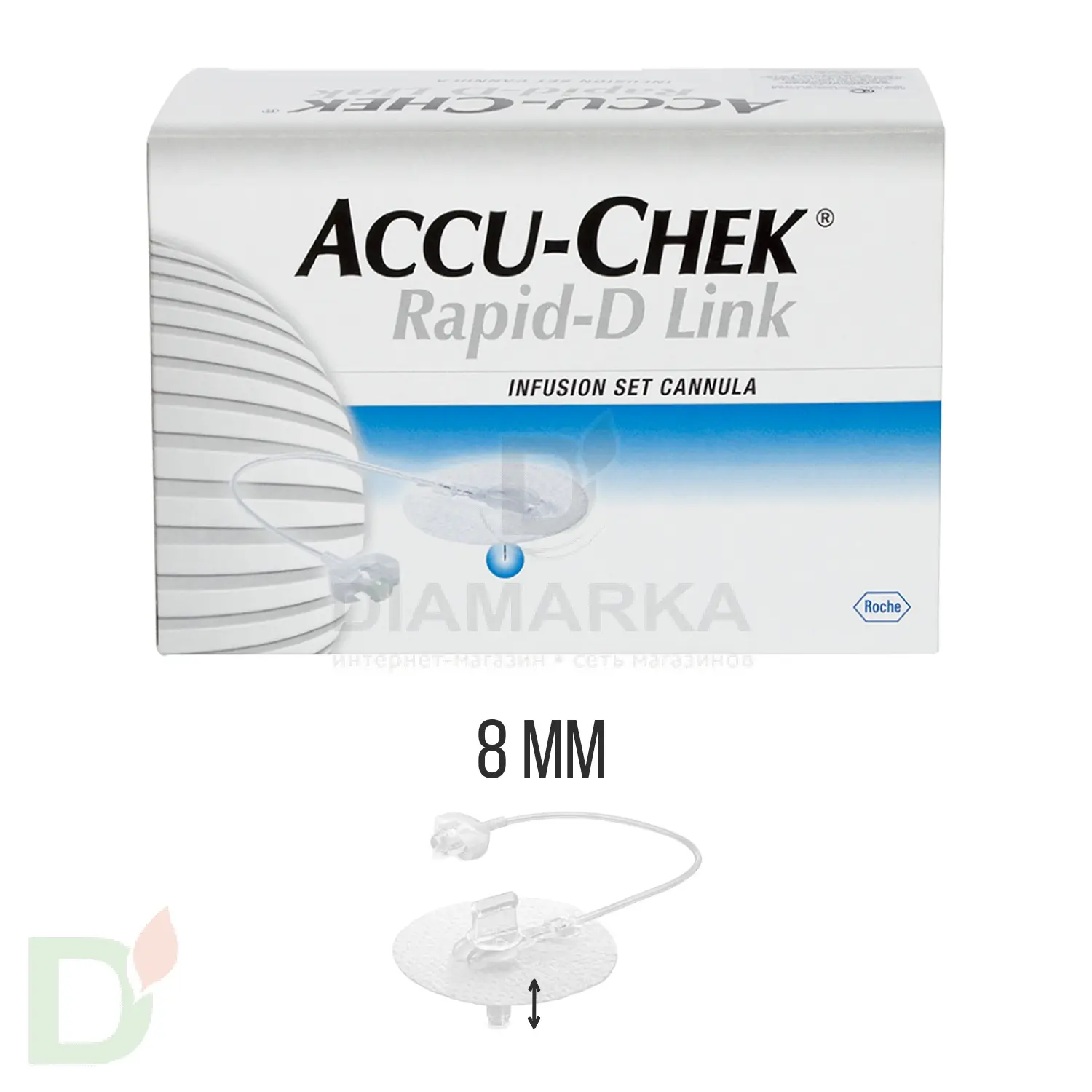 Акку-Чек Репид-Д Линк, игла 8 мм, 1 шт. в Краснодаре