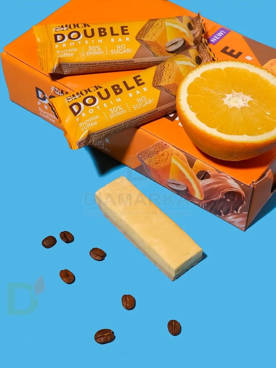 Батончик протеиновый FitnesShock Апельсиновый кофе 40гр. в Краснодаре
