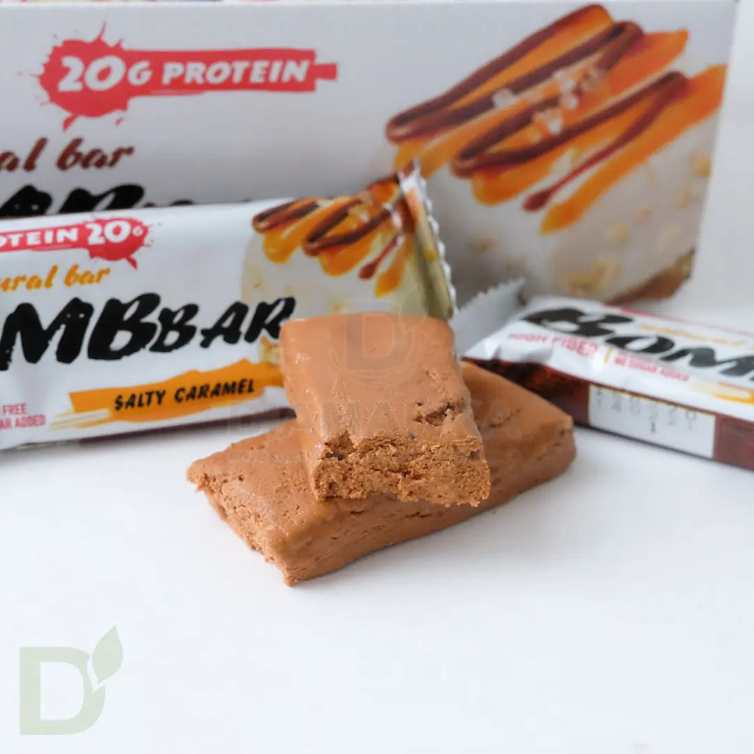 Батончик BOMBBAR Соленая карамель 60 гр. в Краснодаре