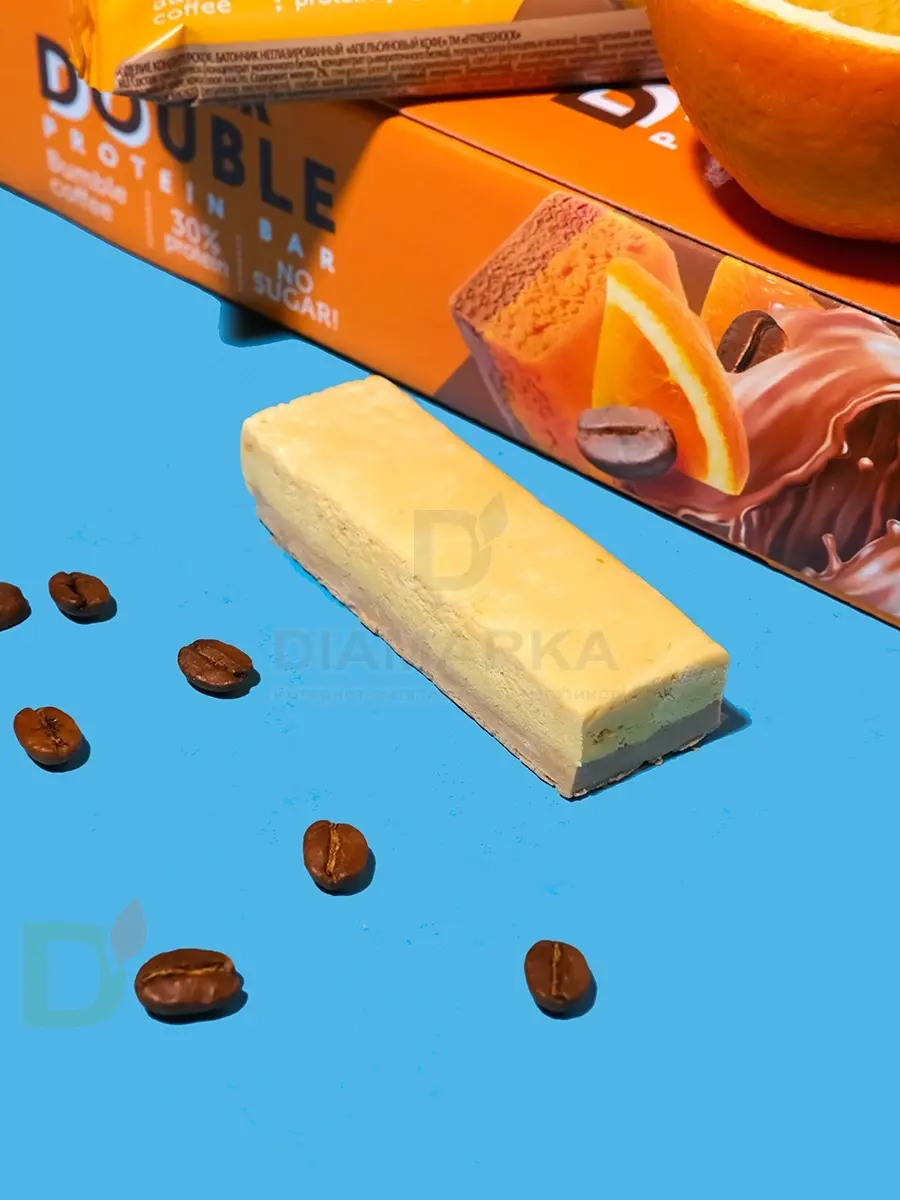 Батончик протеиновый FitnesShock Апельсиновый кофе 40гр. в Краснодаре