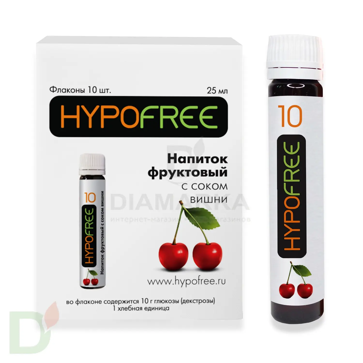 Купить напитки HYPOFREE 1ХЕ недорого в Краснодаре, средства для купирования  низкого сахара в крови