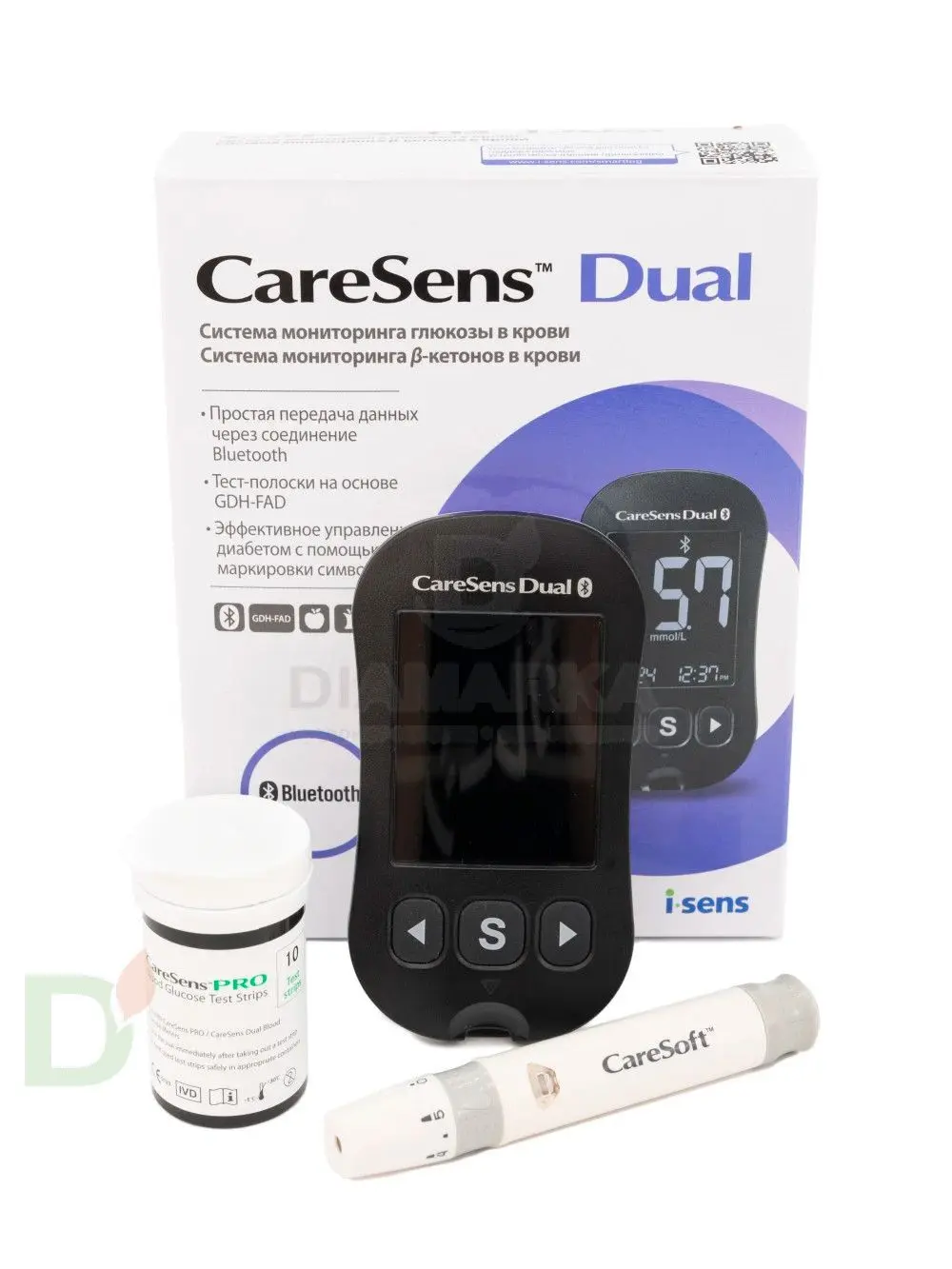 Анализатор i-SENS CareSens Dual для определения уровня β-кетонов в крови