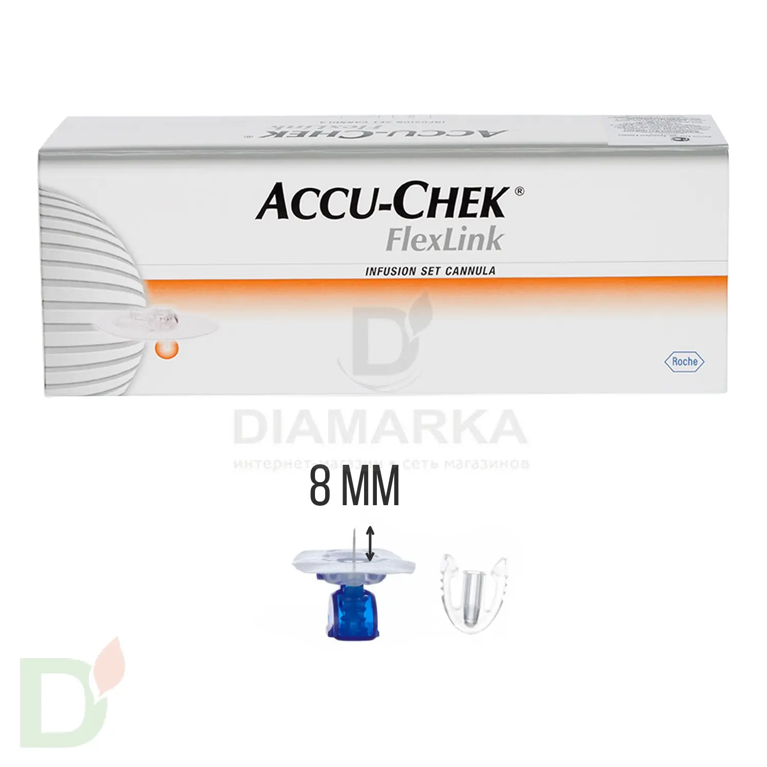 Акку-Чек Флекс-Линк, игла 8 мм (канюля), 1 шт. в Краснодаре