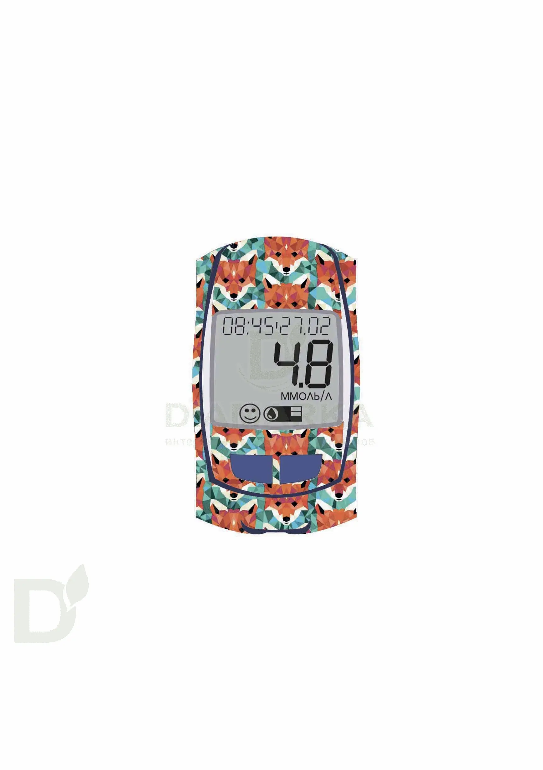 Наклейка на глюкометр Сателлит-Экспресс